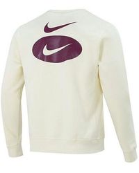 Nike - As Nsw Sl Bb Crew Casual Sports Fleece Lined Round Neck Long Sleeves - Lyst