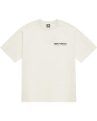 New Balance - Wordmark Logo T-shirt - Lyst