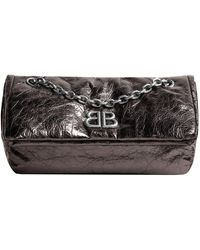 Balenciaga - (Wmns) Monaco Small Chain Bag Metallized 'Dark' - Lyst