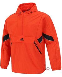 adidas - Athleisure Casual Sports Running Training Woven Hooded Jacket - Lyst
