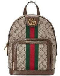 Gucci - Ophidia Gg Supreme Monogram Small Backpack - Lyst