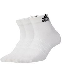 adidas - Breathable Stripe Sports Mid Tops Basketball Socks Couple Style - Lyst