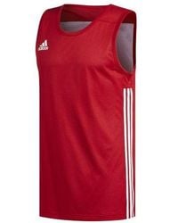 adidas - Knitted Breathable Basketball Vest - Lyst
