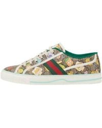 Gucci - Tennis 1977 X Pikarar 'Gg Animal Print' - Lyst