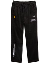 PUMA - X Ferrari Race Garage Crew Pants Logo - Lyst