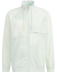 adidas - Neo U Vbe Wb 3 Solid Color Stripe Sports Jacket - Lyst