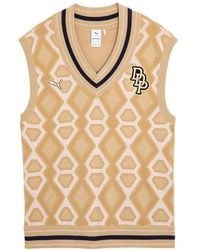 PUMA - X Dapper Dan Knit Vest Ginger Root - Lyst