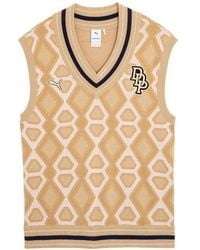PUMA - X Dapper Dan Knit Vest Ginger Root - Lyst