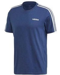 adidas - E 3S Tee Training Sports Round Neck Short Sleeve - Lyst