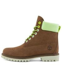 Timberland - Hi-Vis Heritage 6 Inch Waterproof Wide Fit Boot 'Dark' - Lyst