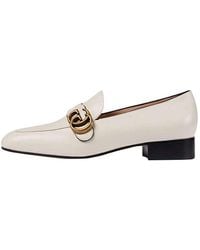 Gucci - (Wmns) Double G Leather Loafers - Lyst