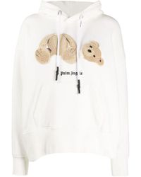 Palm Angels - (Wmns) Broken Bear Cotton Hoodie - Lyst