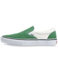 Vans - Slip-On Turn Fur Splicing Low Top Casual Canvas Skate Shoes Retro - Lyst