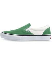 Vans - Slip-On Turn Fur Splicing Low Top Casual Canvas Skate Shoes Retro - Lyst
