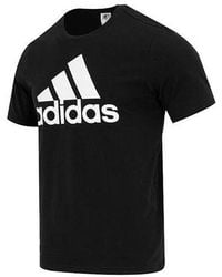 adidas - Essentials Single Jersey Big Logo T-Shirt - Lyst