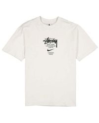 Nike - X Stussy Crossover Logo Round Neck Pullover Sweatshirt - Lyst