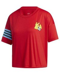 adidas - (Wmns) X Pokemon Crossover Printing Training Sports Short Sleeve - Lyst