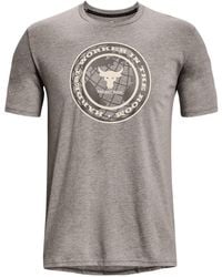 Under Armour - Project Rock Globe Short Sleeve T-Shirt - Lyst