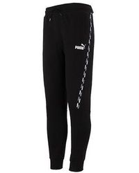 PUMA - Power Tape Sweat Pants Fl Cl Logo - Lyst