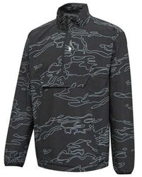 New Balance - Printing Casual Stand Collar Long Sleeves Jacket Printing - Lyst