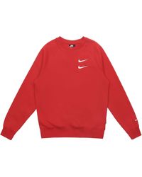 Nike - Embroidered Fleece Lined Stay Warm Round Neck Pullover - Lyst