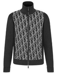 Dior - Embroidered Logo Cashmere Plain Crewneck Pullover Sweater For - Lyst