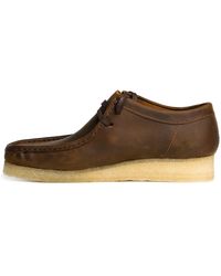 Clarks - Wallabee 'Beeswax' - Lyst