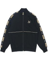 PUMA - Luxe Logo Sports Stand Collar Jacket - Lyst