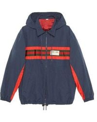 Gucci - Label Nylon Jacket - Lyst