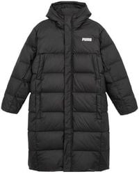 PUMA - Long Oversized Down Coat - Lyst