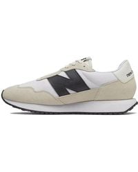 New Balance - 237 In Beige/black Suede/mesh - Lyst