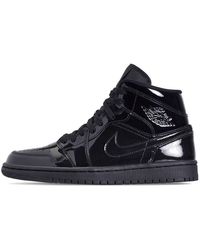 Nike - (Wmns) 1 Mid Patent Se 'Triple' - Lyst