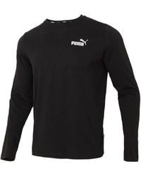 PUMA - Essentials Long Sleeve T-Shirt - Lyst
