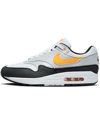 Nike - Fd9082 Air Max 1 White/university Gold-black Uk 13 - Lyst