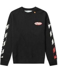 Off-White c/o Virgil Abloh - Ss19 Diagonals Crew Neck Sweater - Lyst