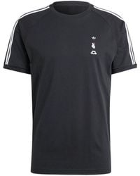 adidas - Mickey Mouse X Originals 3-Stripes Tee Asia Sizing - Lyst