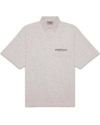 Fear Of God - Fw20 Polo Shirt 'Heather Oatmeal' - Lyst