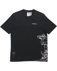 adidas - Originals X Crossover Disney Goofy Tee Side Large Printing Short Sleeve - Lyst