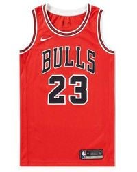 Nike - Nba Icon Edition Swingman Jersey 'Chicago Bulls No. 23 Michael Jordan - Lyst