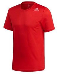 adidas - Soccer/Football Training Sports Round Neck Short Sleeve - Lyst