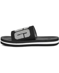 UGG - (Wmns) Zuma Metallic Graphic Slippers - Lyst