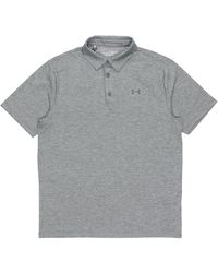 Under Armour - Playoff Golf Sports Thin And Light Breathable Loose Short Sleeve Polo Shirt Silver Gray - Lyst