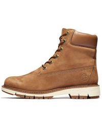 Timberland - (Wmns) Lucia Way 6 Inch Waterproof Boot 'Wheat Nubuck' - Lyst
