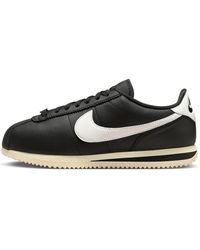 Nike - Cortez 23 Premium Womens Casual Trainers In Black White - 7 Uk - Lyst