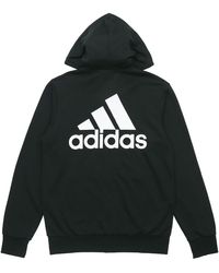 adidas - Logo Hooded Zipper Athleisure Casual Sports Knit Jacket - Lyst