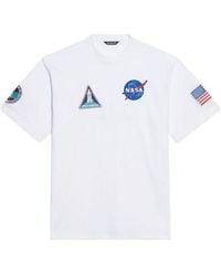 Balenciaga - X Nasa Crossover Fw21 Loose Round Neck Short Sleeve - Lyst