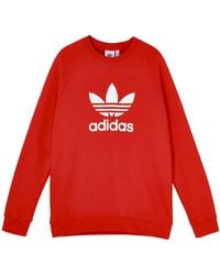 adidas - Originals Trefoil Crew Pullover Sports - Lyst