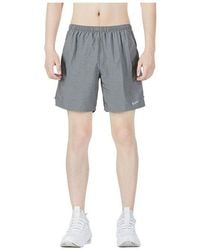 Nike - Solid Color Logo Athleisure Casual Sports Woven Shorts - Lyst