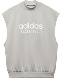 adidas - Basketball Sleeveless Sweatshirt - Lyst