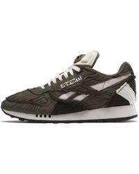 Reebok - Market X Classic Leather Pump 'Army' - Lyst